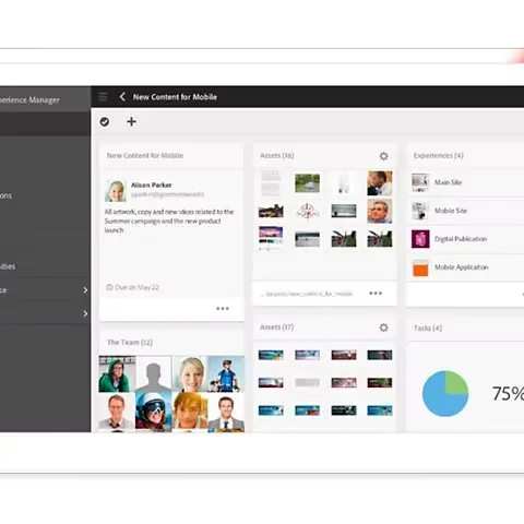 Moderne Interface voor Contentbeheer