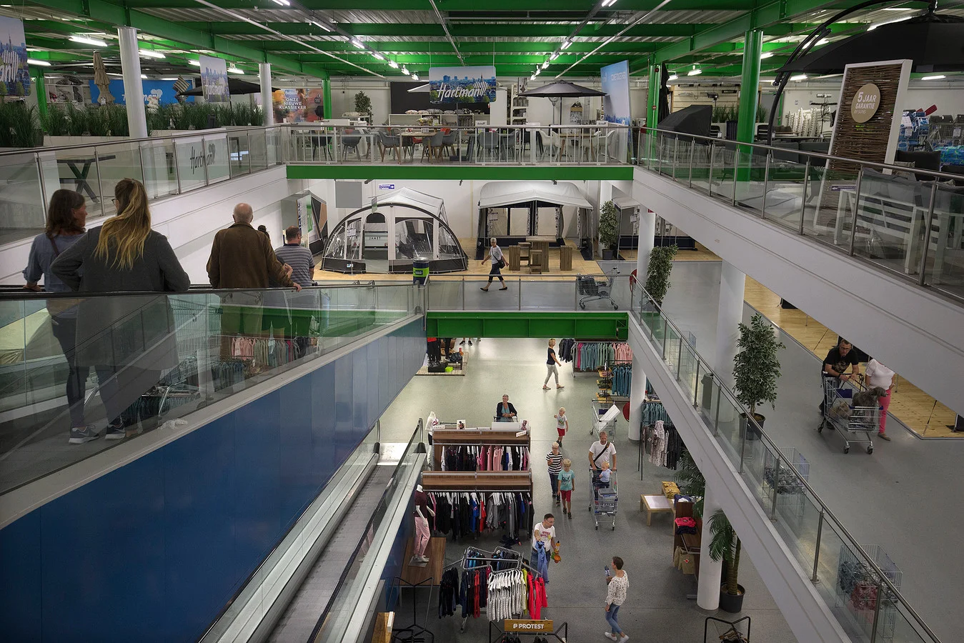Modern Winkelcentrum Interieur
